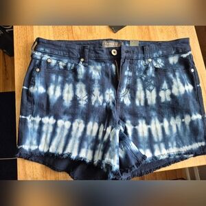 TORRID Blue Tie-Dye Women's Shorts